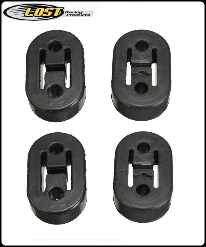 Universal Heavy Duty Hanger 12mm Black Pack Of 2 Rubber Exhaust Mounts 